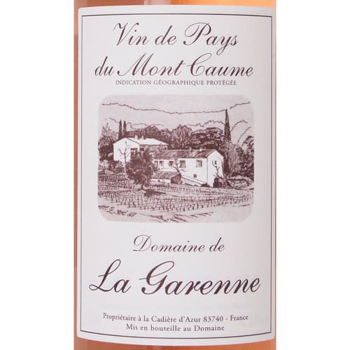 Domaine De La Garenne Rose Vin De Pays