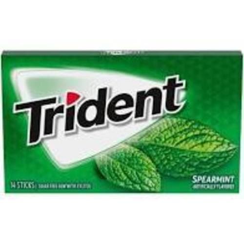 Trident Sugarless Gum • Spearmint