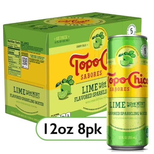 Topo Chico Sabores Lime Mint