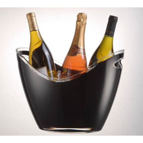 Prodyne Bottle Bucket 4 Btl • Black