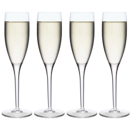 Bormioli Glassware Michelangelo Flute 7 oz 4 Pack