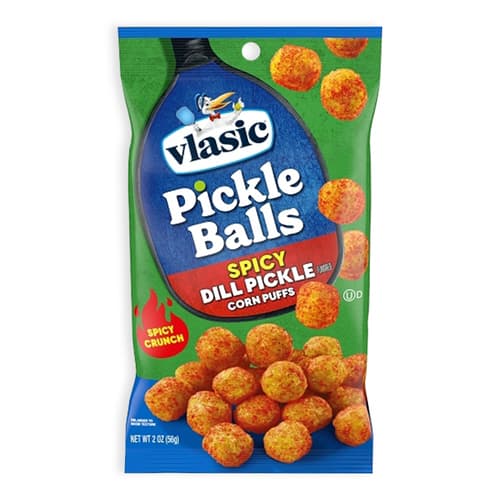 Vlasic Spicy Dill Pickle Snack Corn Puffs