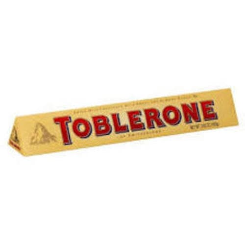 Toblerone Swiss Milk Chocolate Honey and Almond Nougat Candy Bar