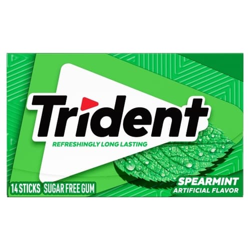 Trident Gum • Sugar Free Spearmint