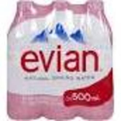 Evian Spring Water • Still Pet 500ml 6 Pack