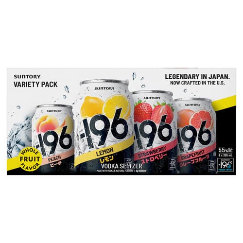 Suntory -196 Vodka Seltzer Variety Pack