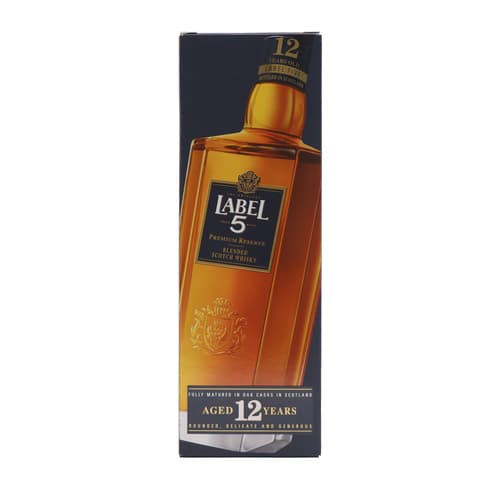 Label 5 Blended Scotch • 12yr