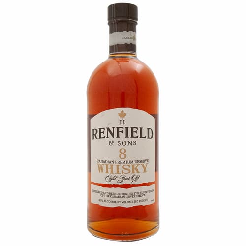 J.j. Renfield & Sons 8 Year Old Premium Reserve Canadian Canadian Whisky
