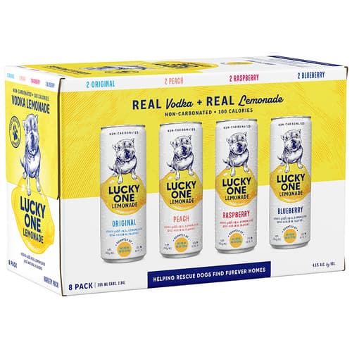 Lucky One Vodka Lemonade • Variety Pack 8pk-12oz