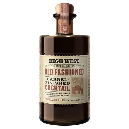 High West Barrel Finished Old Fashioned Cocktail