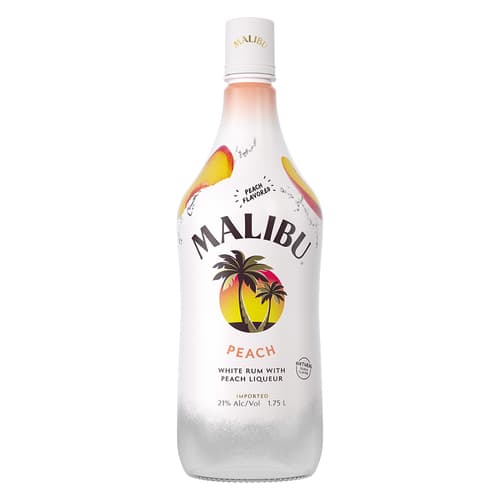 Malibu White Rum With Peach Liqueur