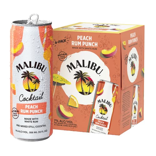 Malibu Cocktail Peach Rum Punch