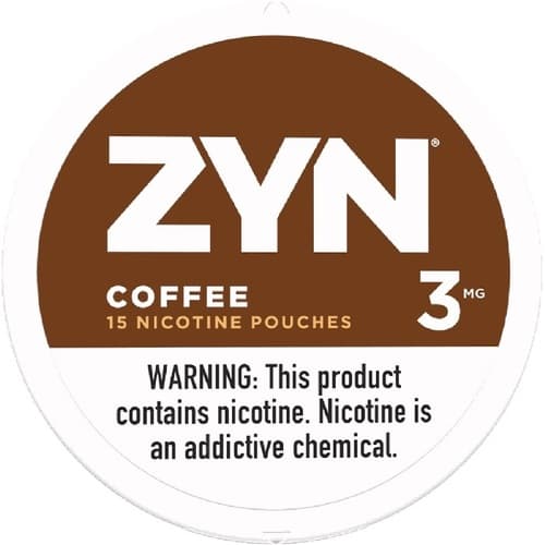 Zyn Nicotine Pouches Coffee 3mg • Roll