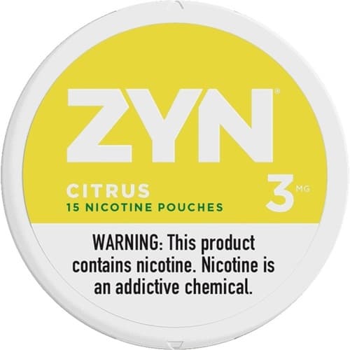 Zyn Nicotine Pouches Citrus 3mg • Roll