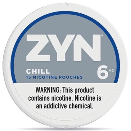 Zyn Nicotine Pouches Chill 6mg • Roll