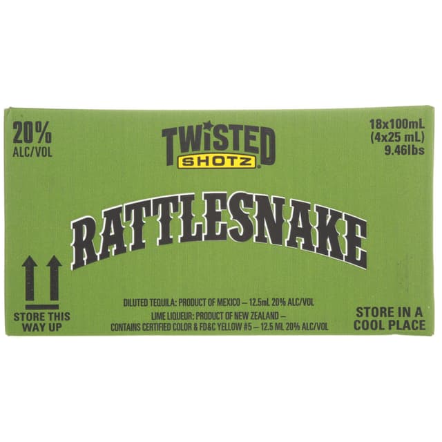 Twisted Shotz • Rattlesnake 4pk-25ml