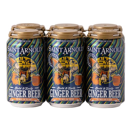 Saint Arnold Ginger Beer Cans