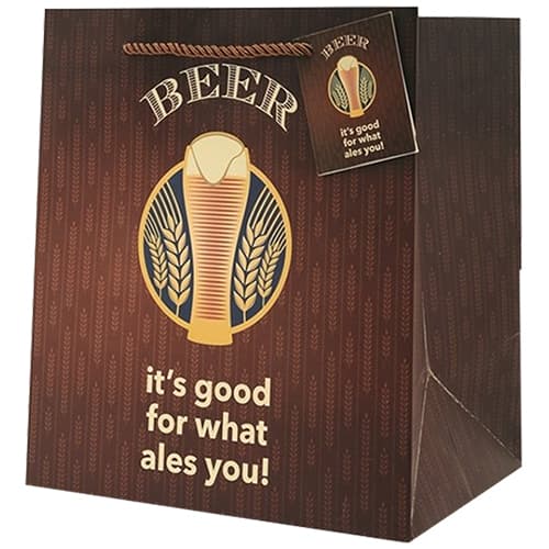 C2u Gift Bag • 6 Pk Beer Good For Ales You