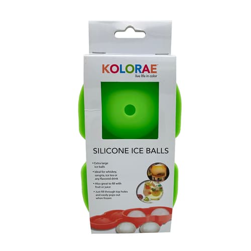 Blueoco Ice Mold • 2 Spheres Green 2.5" Diameter