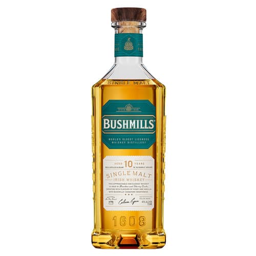 Bushmills 10 Year Old Single Malt Irish Whiskey