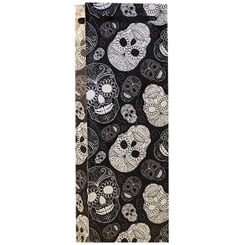 C2u Gift Bag • Sugar Skulls Black White