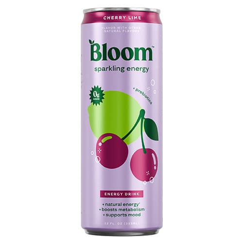 Bloom Cherry Lime Sparkling Energy Drink