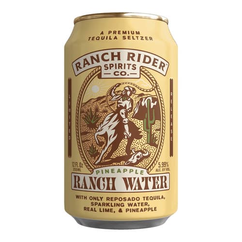 Ranch Rider Cocktails • Pineapple Ranch Water 4pk