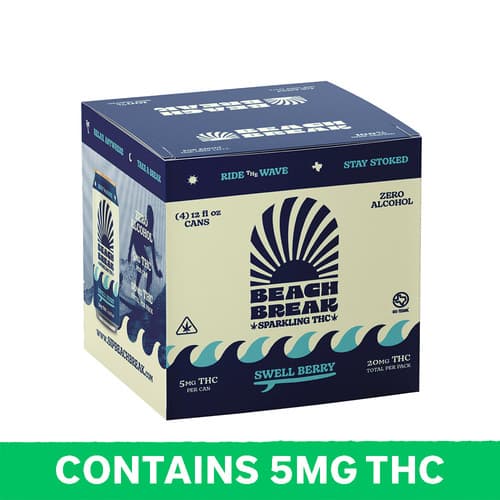 Beach Break Swell Berry Hemp Derived Seltzer 5mg