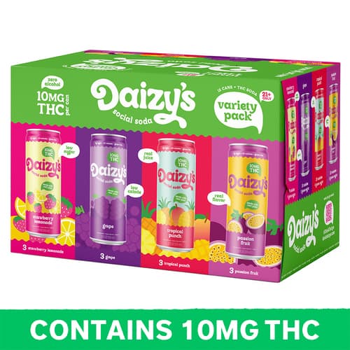 Daizy's Social Soda Variety Pack 10mg Delta 9