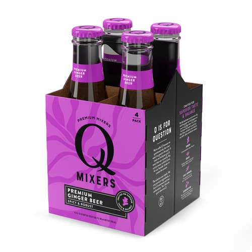 Q Drinks • Ginger Beer Glass 6.7oz 4pk