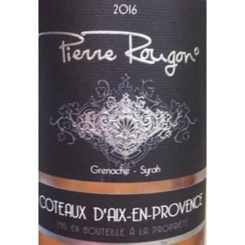 Pierre Rougon Coteaux D'aix Rose