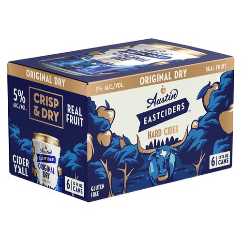 Austin Eastciders Original Cider • 6pk Can