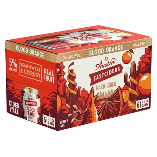Austin Eastciders Blood Orange Cider • 6pk Can