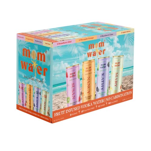 Mom Water Vacation Mode Vodka Water Variety Pack