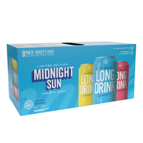 Long Drink Midnight Sun Variety Pack 8pk-12oz