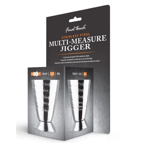 Final Touch • Jigger Multi-measure Stainless Steel