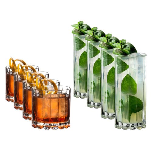 Riedel Bar Dsg • Rocks & Highball Set Of 8