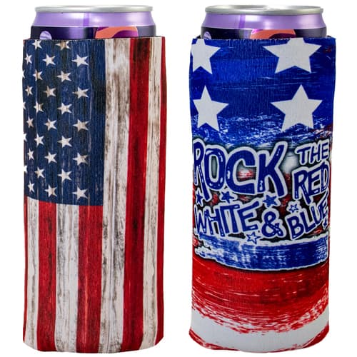 Us Poly Can Sleeve • Slim Patriotic Assortment