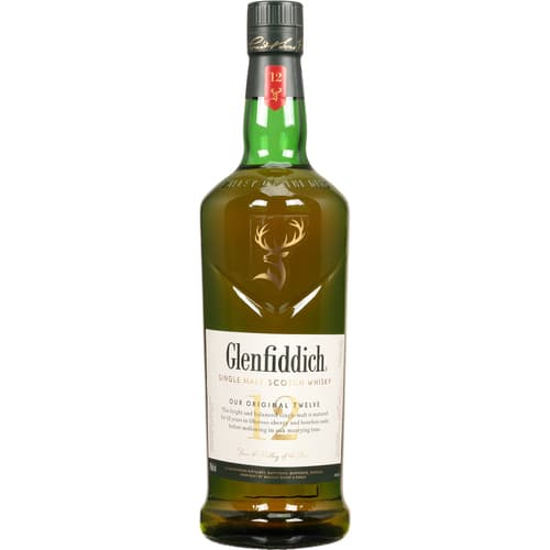 Glenfiddich 12 Year Old Single Malt Scotch Whisky