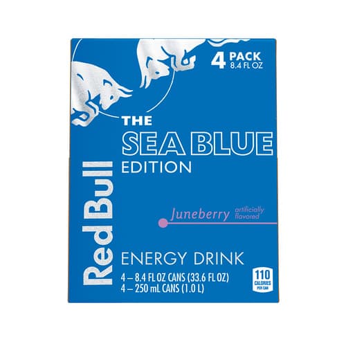 Red Bull • Sea Blue Juneberry 8.4 oz 4 Pack