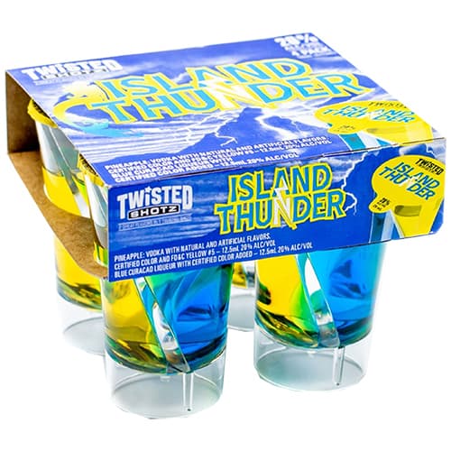Twisted Shotz • Island Thunder 4pk-25ml
