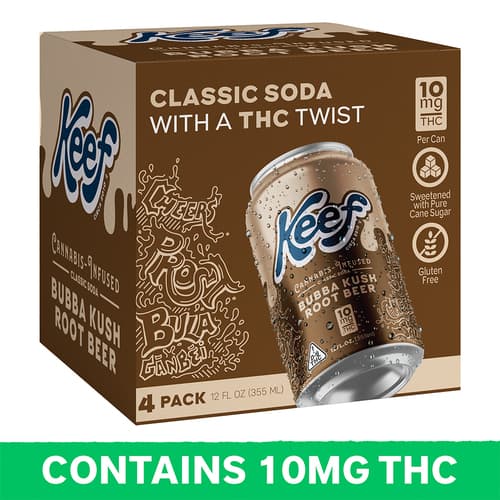 Keef Bubba Kush Root Beer 10mg Delta 9